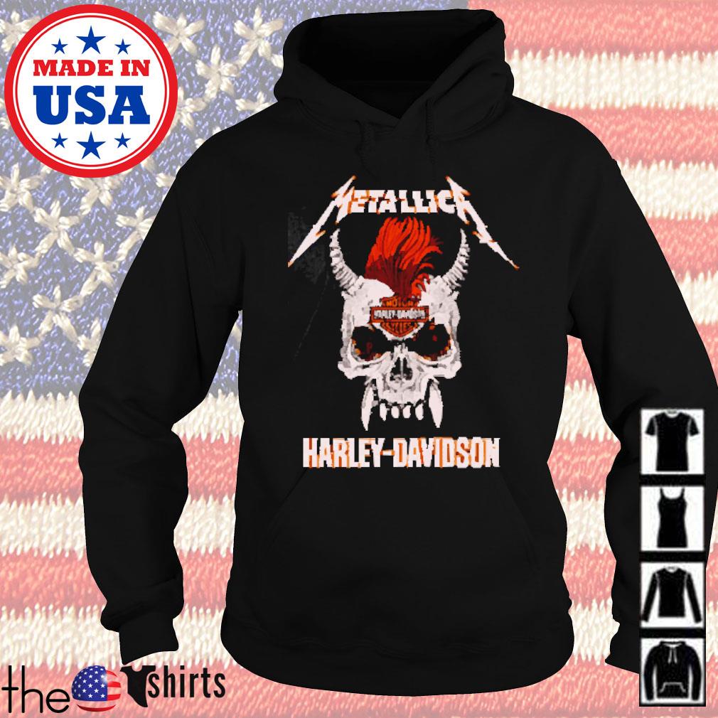 Viking skull Metallica Harley-Dadvidson s Hoodie