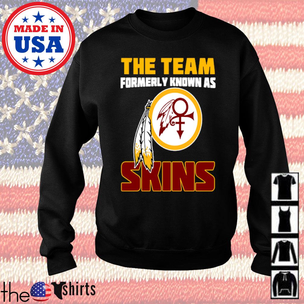 The team formerly known as the skins Washington Redskins shirt