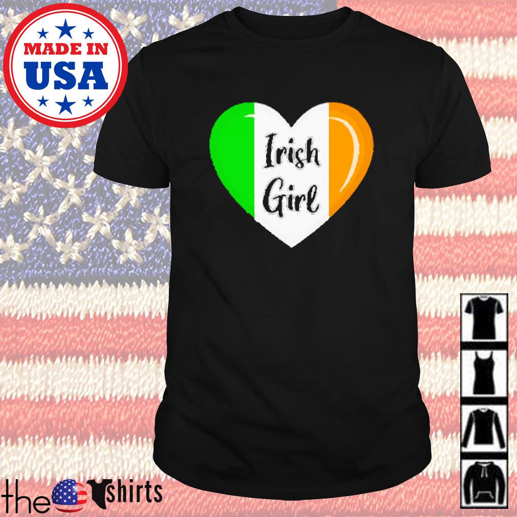 Ireland Flag Irish girl shirt