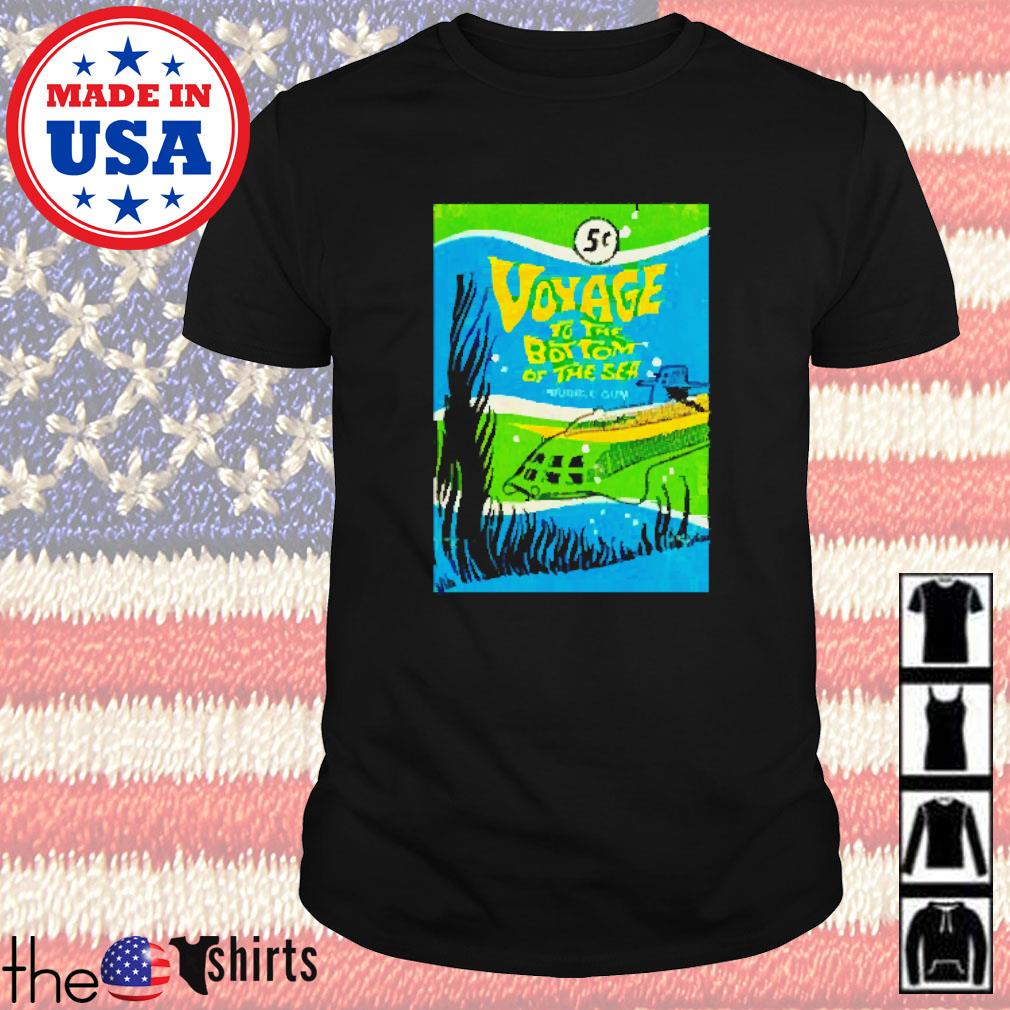 Voyage to the bottom of the sea bubble gum wax pack shirt
