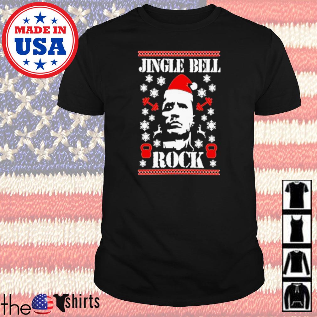 Dwayne Johnson jingle bell rock Christmas shirt