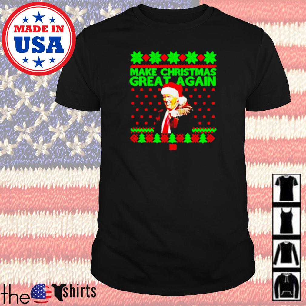 Trump Santa make Christmas great again shirt