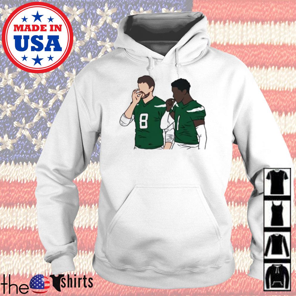 Aaron Rodgers and Sauce Gardner Handshake Long Sleeve T-Shirt