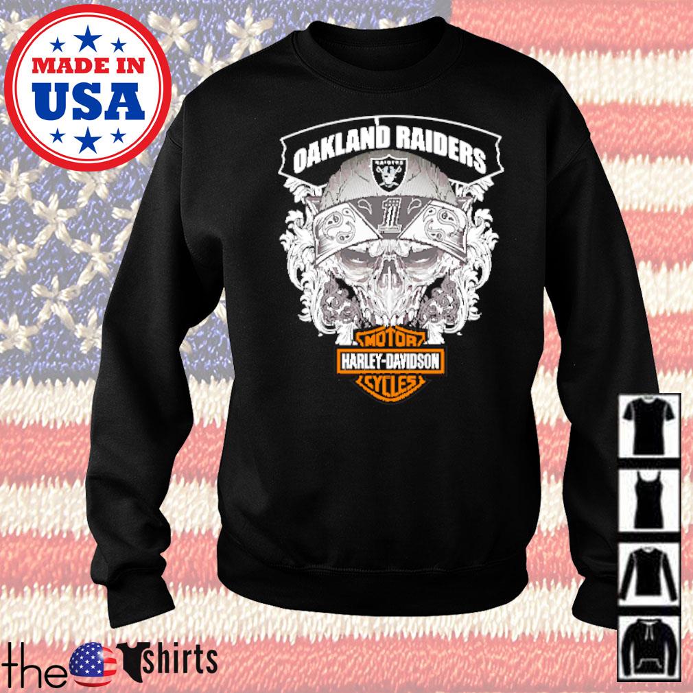 Oakland Raiders motor Harley Davidson cycles shirt, hoodie and sweater