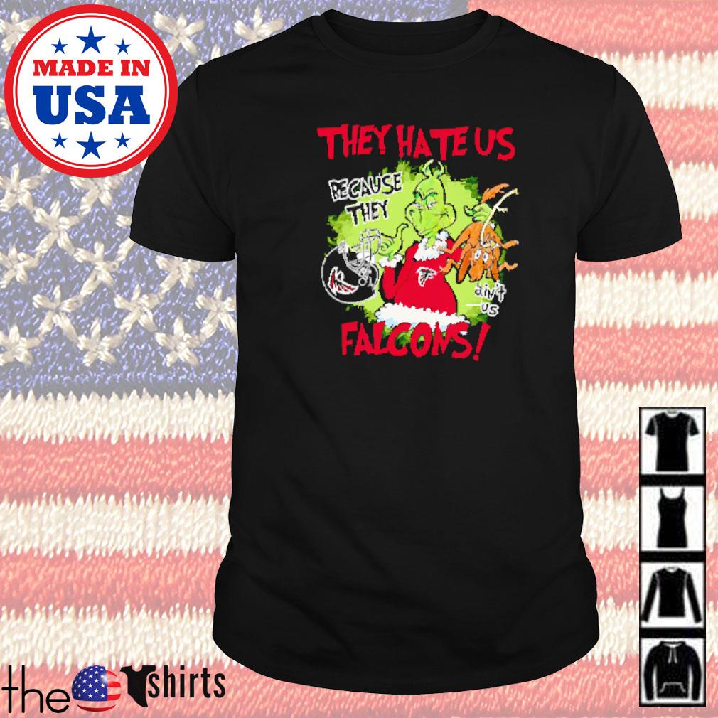 Mr. Grinch and Max they hate us because they ain't us Atlanta Falcons shirt