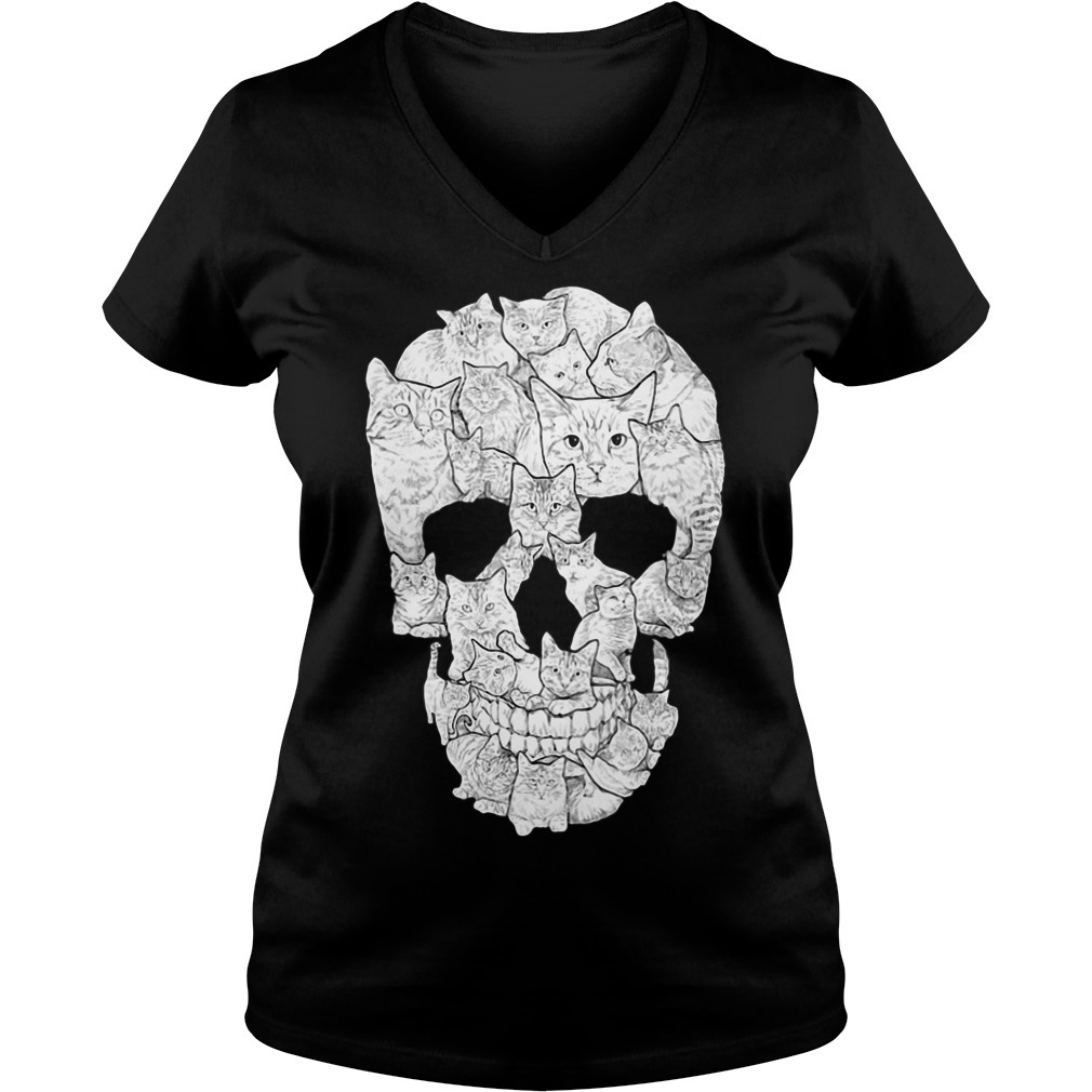 cats skull shirt