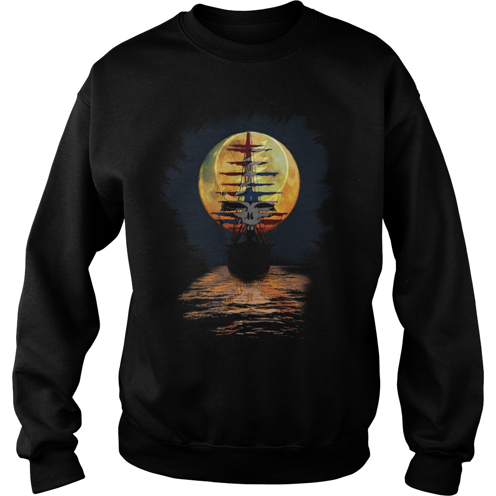 Moon boat Live Beyond limits quote relaxing shirt, sweater and hoodie