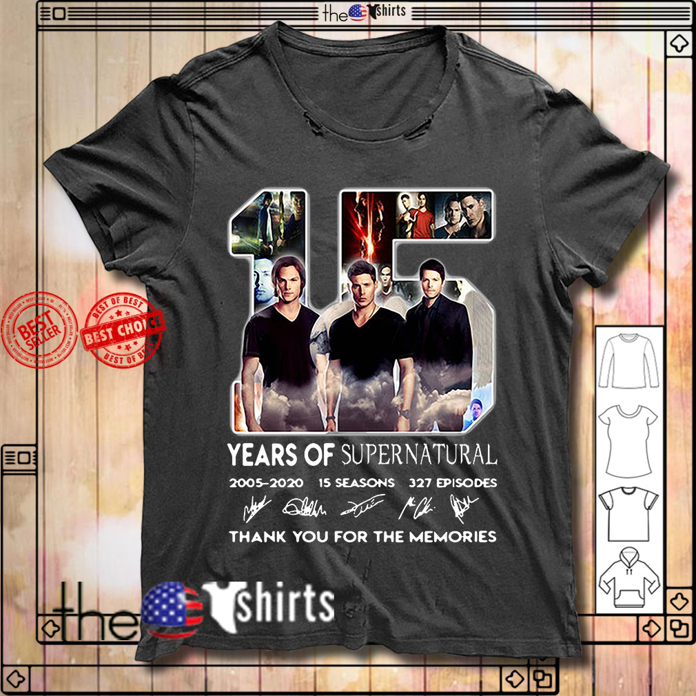 15 years of supernatural t shirt