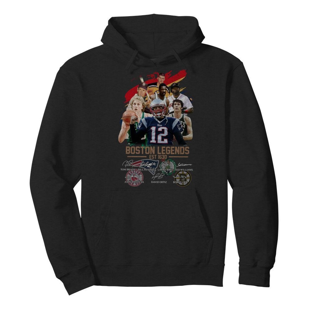 Boston Legends est 1630 signatures shirt, sweater, hoodie