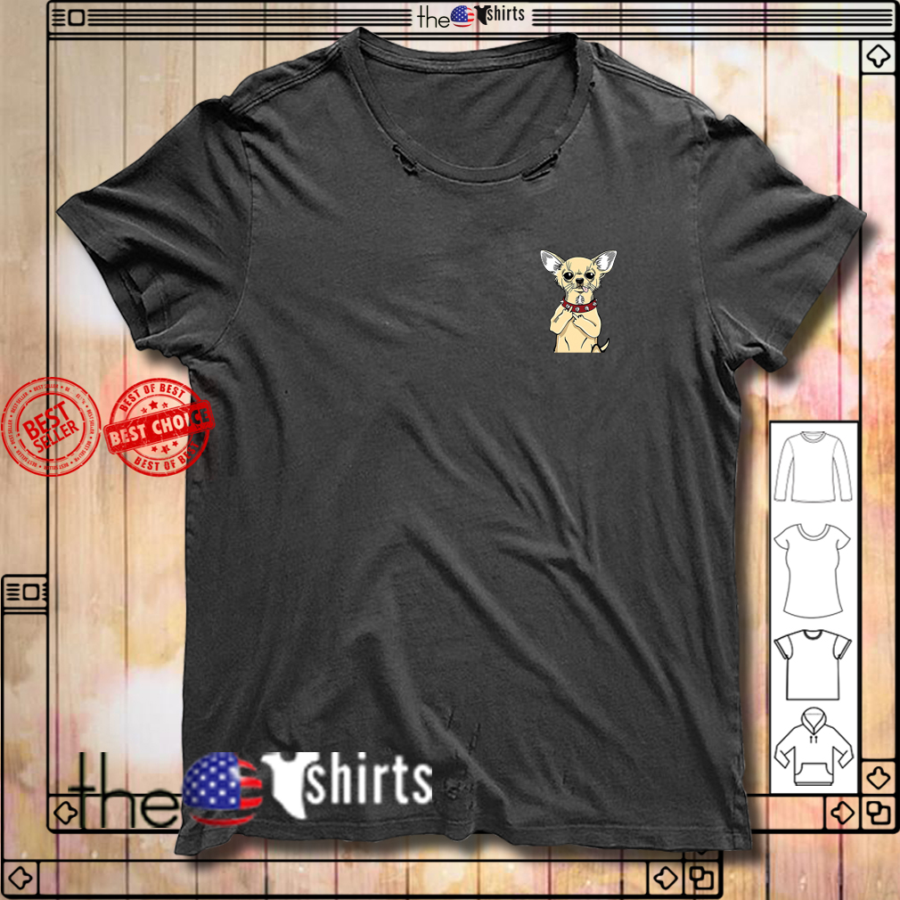 chihuahua pocket shirt