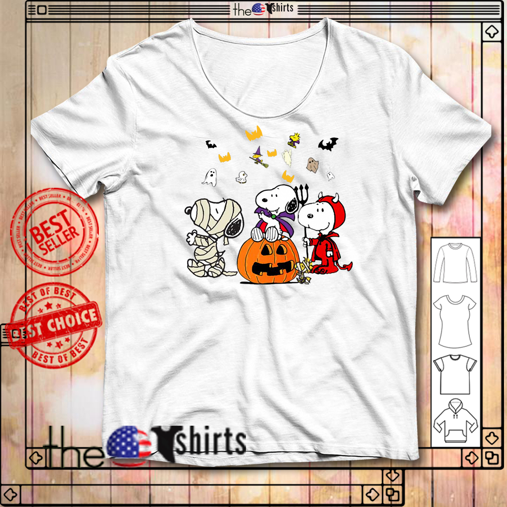 peanuts halloween tee shirt