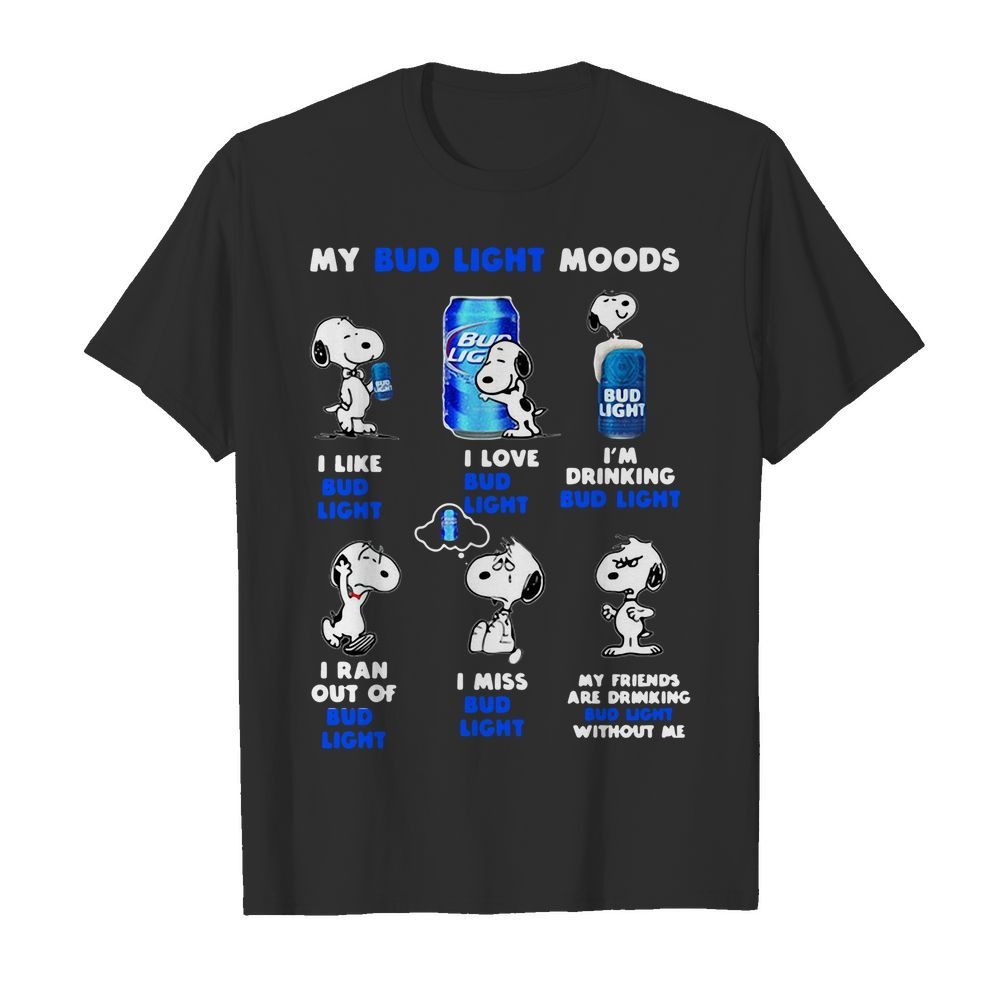 Snoopy my Bud Light moods I like Bud Light I love Bud Light shirt, sweater