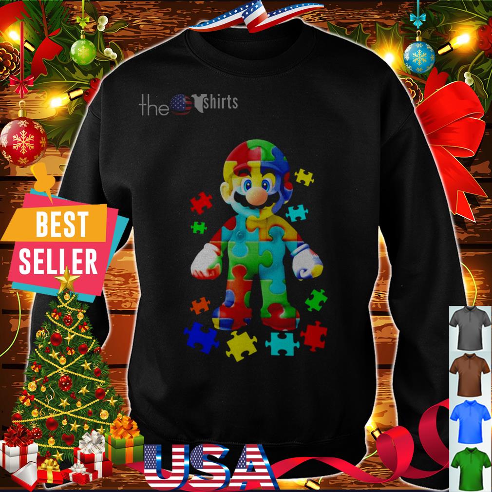 super mario autism shirt