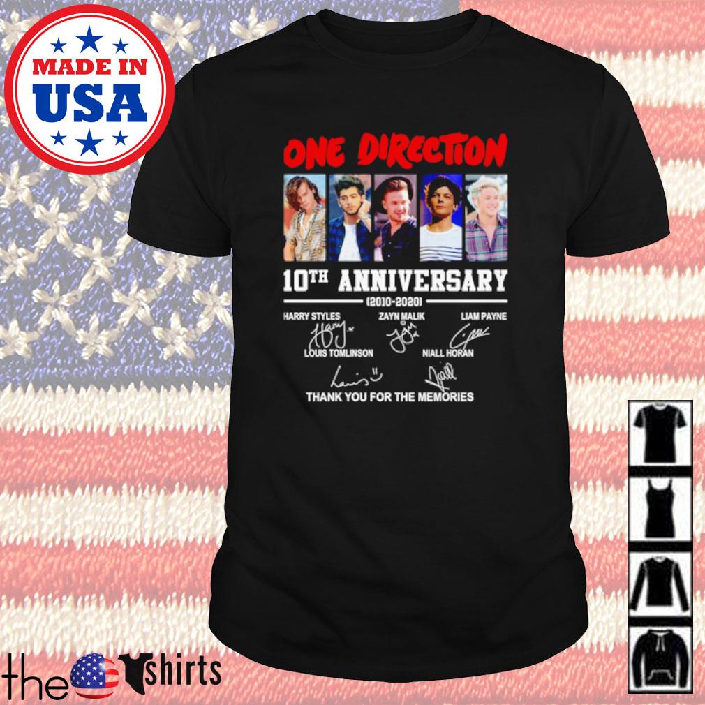 one direction 10th anniversary merch