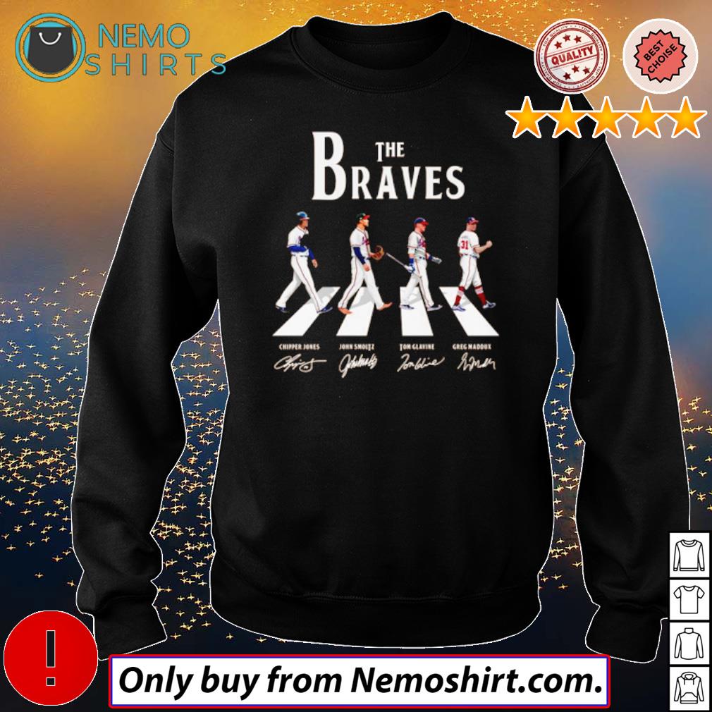 Top The Atlanta Braves Baseball Abbey Road Signatures Shirt