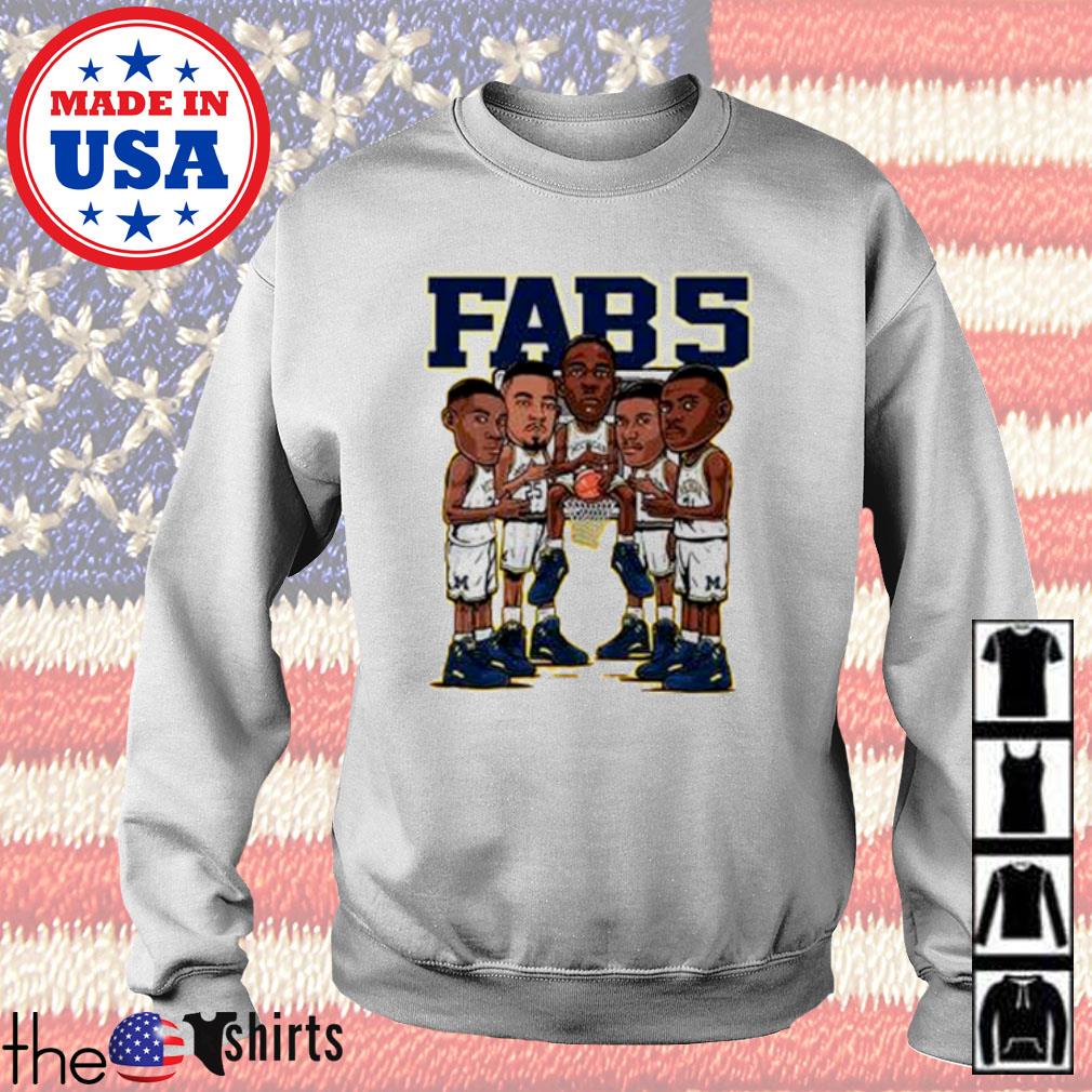 michigan fab five shirt