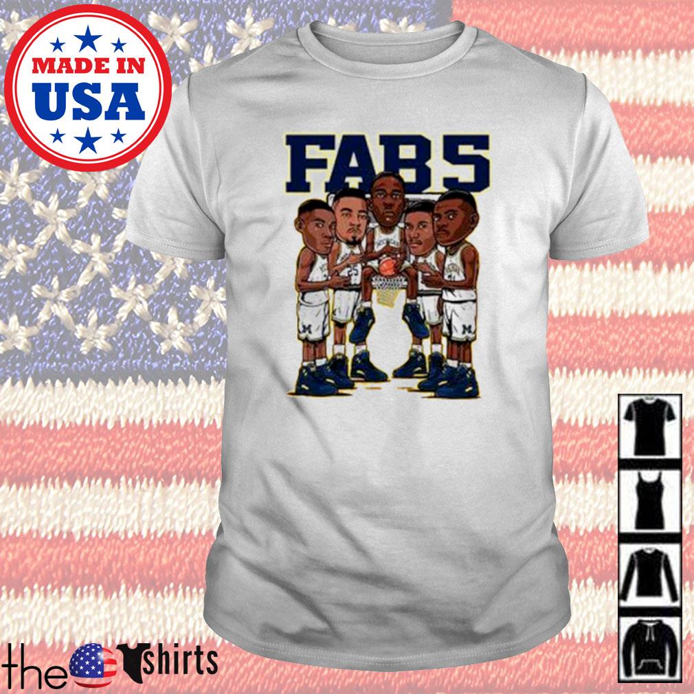 fab five michigan shirt