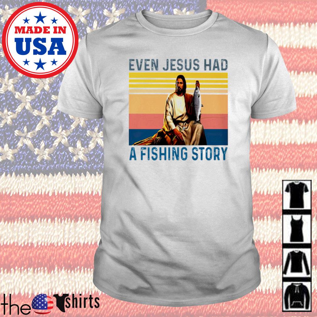 jesus said go fishing t shirt