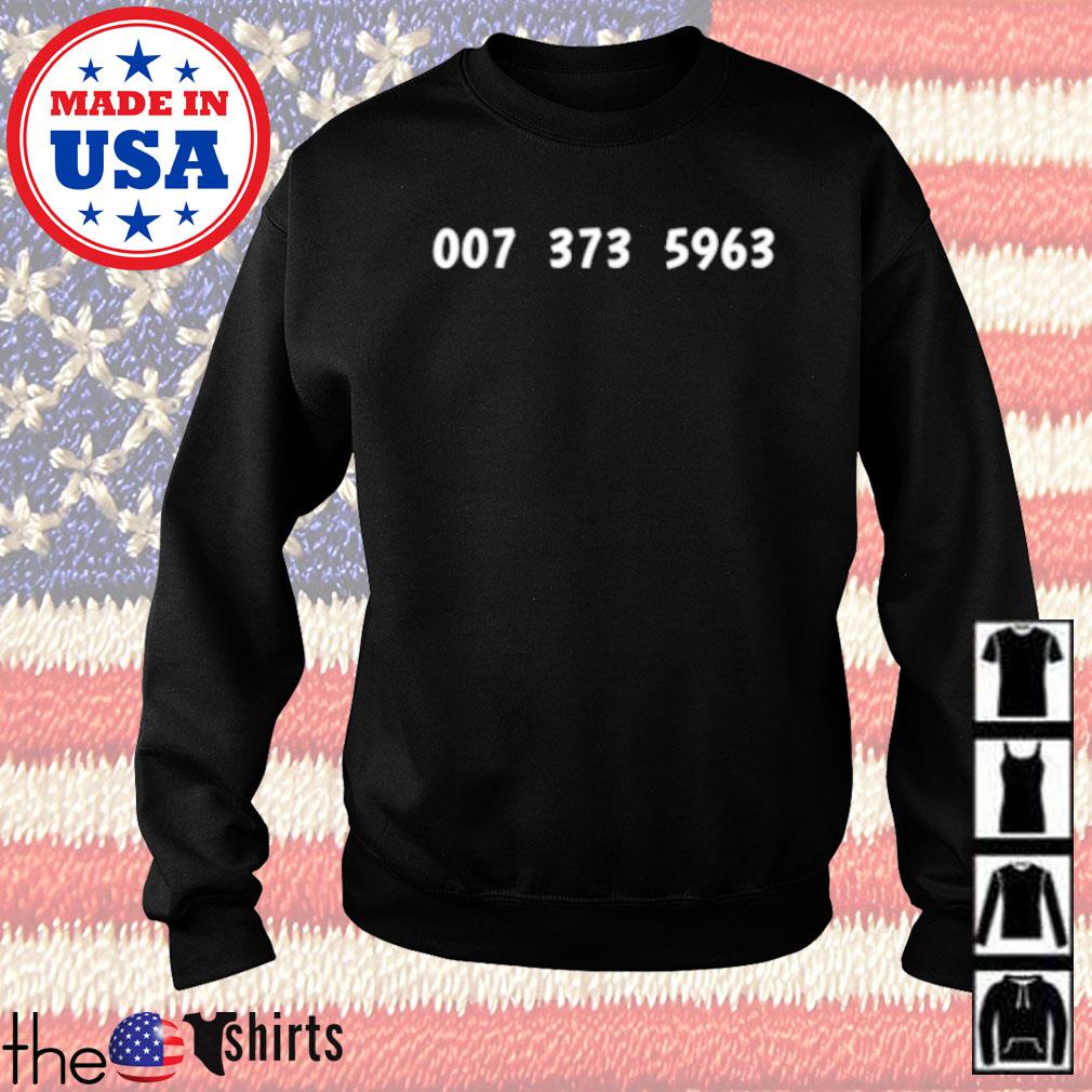 007 373 5963 shirt